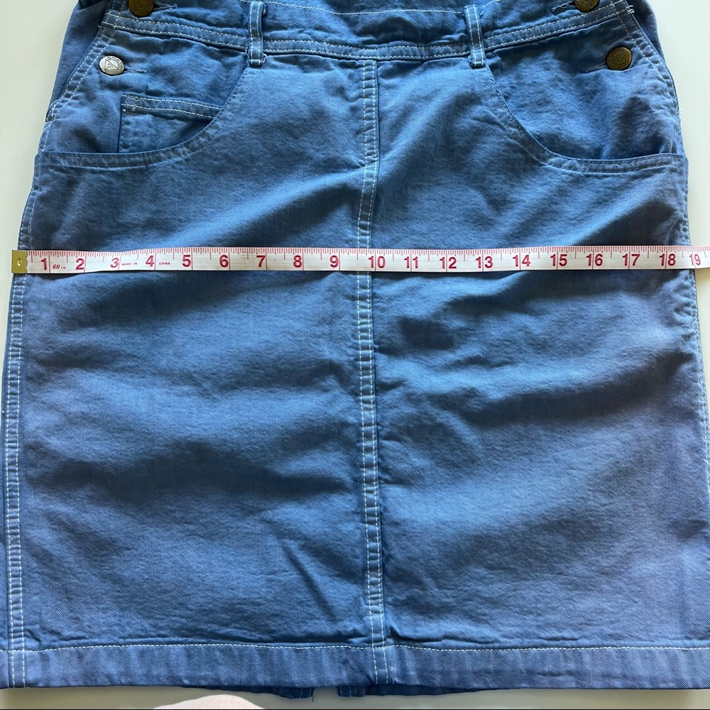 Vintage 1980’s Guess Overall Mini Dress Size 3 - Picture 10 of 13